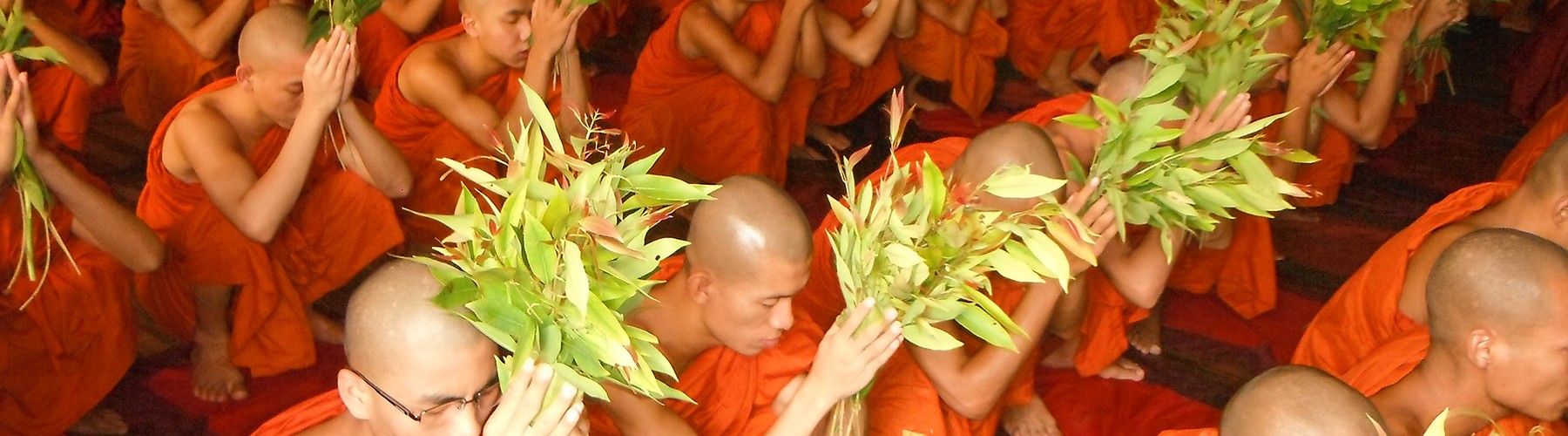 450 Monks and Novices Undertaking Precepts for Vassa Rainy Season